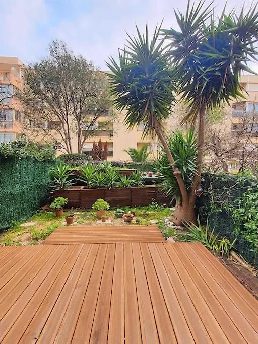 Le Square Pauline, Apt 4 Prs, Jardin, 300M Mer Antibes France