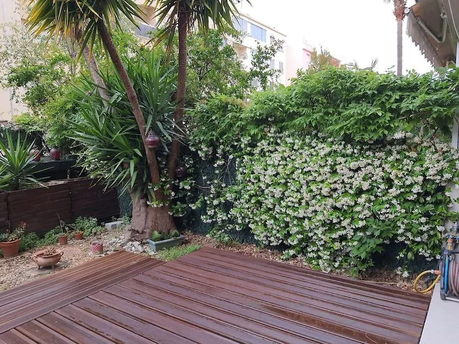 Le Square Pauline, Apt 4 Prs, Jardin, 300M Mer Antibes
